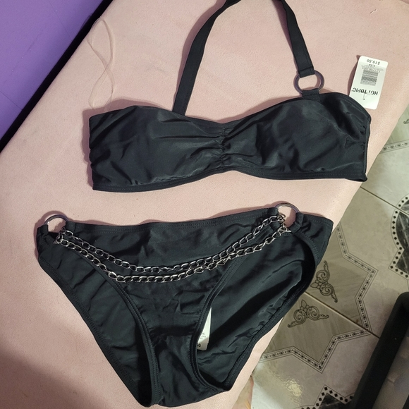 Vigoss Swimwear Super Sexy Chain Link Bikini L NEW - Picture 5 of 5